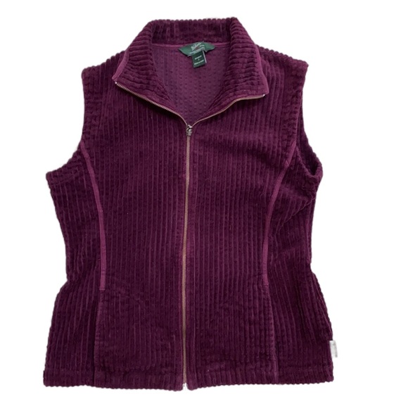 Woolrich Women’s Kinsdale Corduroy Vest in Blackberry/Purple - size small - Picture 5 of 11